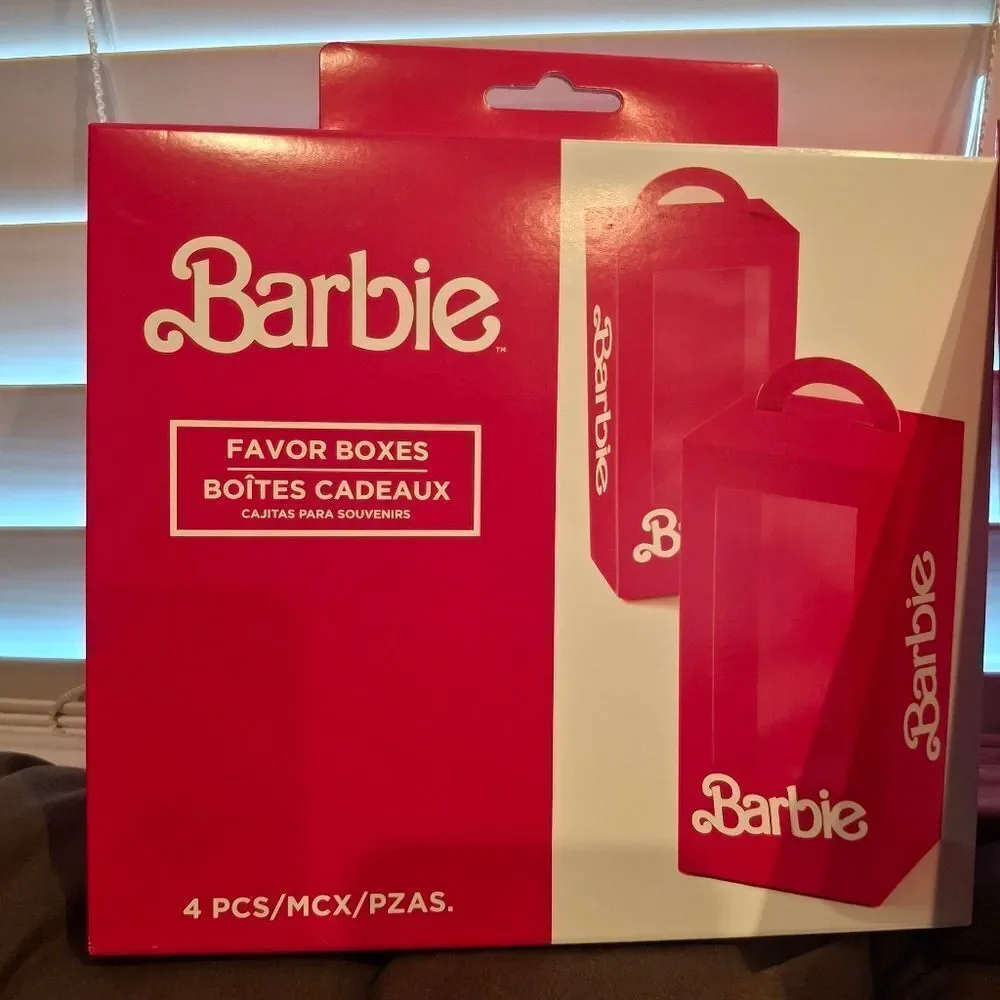 Barbie Party Set Of 8 Favor Boxes